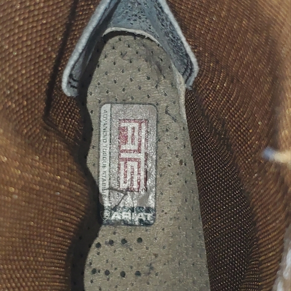 Ariat Western Cowgirl Boots Leather Women’s Size 9 B - Picture 8 of 16